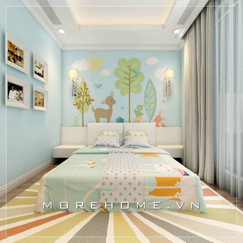 Giường ngủ bé trai